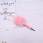 Fuzzy Plush Beadable Ballpoint Pens DIY Craft Supplies Decorative 18