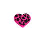 20Pcs Silicone 3D Focal Beads Love Leopard Heart Pattern 8