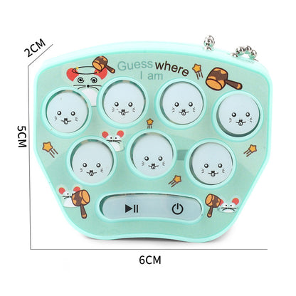Hit The Hamster Game Light Up Toy Keychain with 70 Levels and 7 Speeds 4