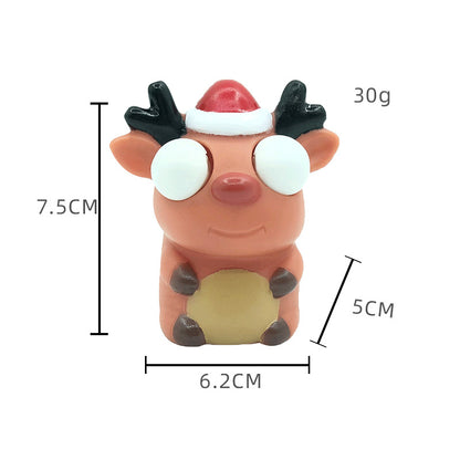 PVC Christmas Eyes Popping Out Squeeze Squishy Toy for Kids and Adults 3