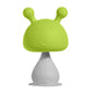 Silicone Mushroom Shaped Baby Teething Toy with Ringing Bell 7