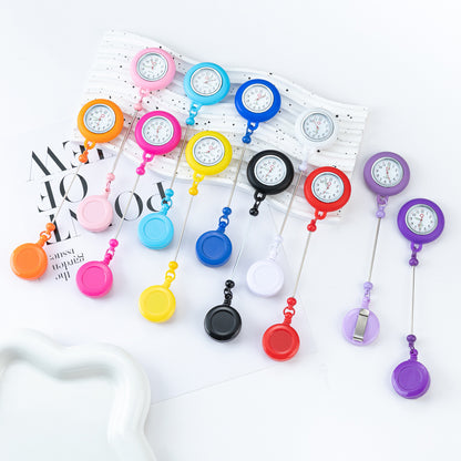 Beadable Glow In The Dark Pocket Watch Silicone DIY Nurse Doctor Gift