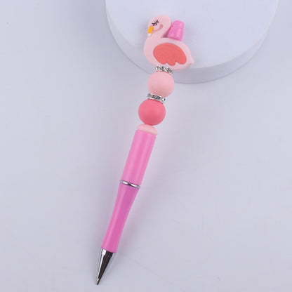 Animal Silicone Beaded Pens Handmade Novelty Ballpoint Pen Gift 37