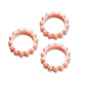 10Pcs 42mm Balsam Pear Ring Lace Acrylic Beads UV Scratch Resistant 12