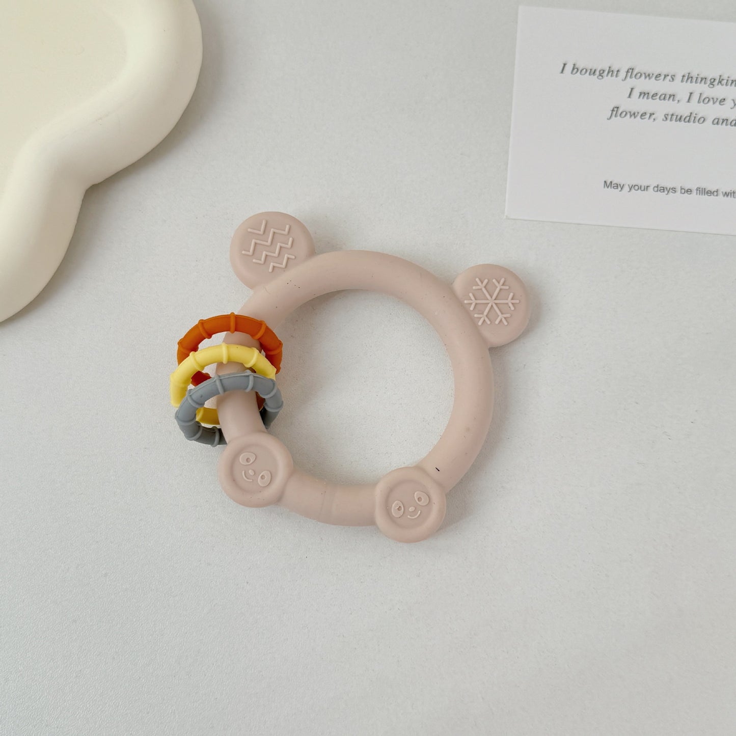 Silicone Animal Shape Teething Toy Hand Grip for Toddlers 11