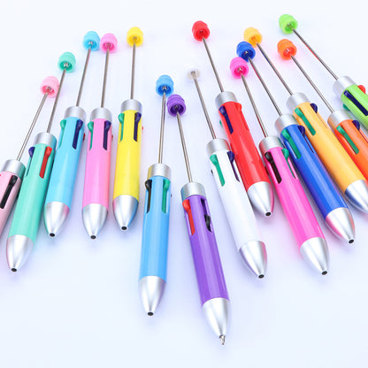 Four-Color Beadable Ballpoint Pens Bullet Tip 1.0mm DIY Craft Supplies 4