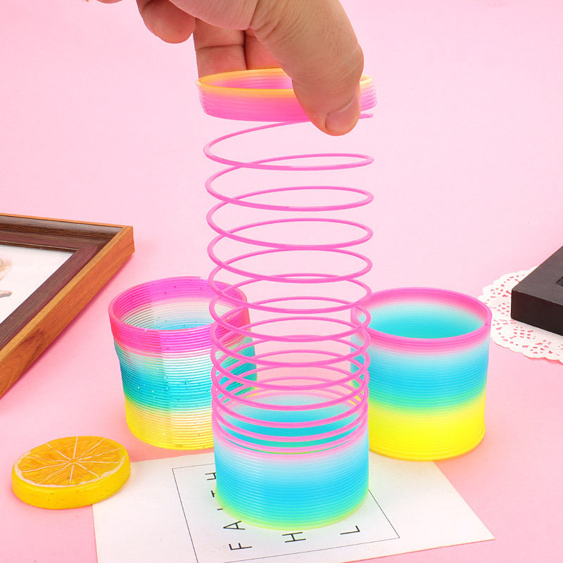 Magic Rainbow Slinky Toy Walking Spring Toy for Kids 3