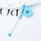 Beadable Tumbler Straw Holder Silicone DIY Accessory with Keychain Bar 12