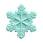 20pcs Silicone Focal Beads Snowflake Front Facing Detailed Design 13