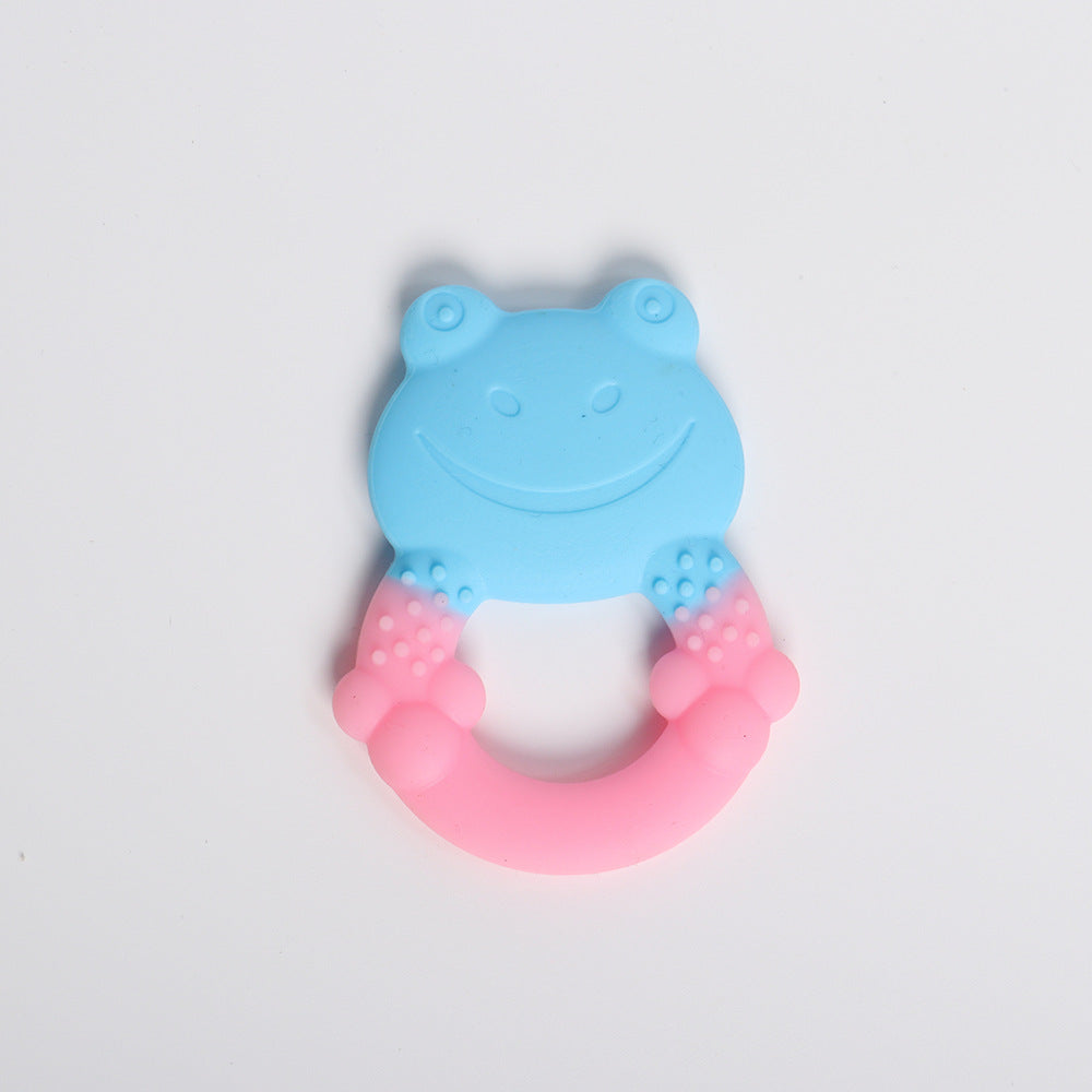 Frog Silicone Teething Toy Baby Teether 3 Pack 6