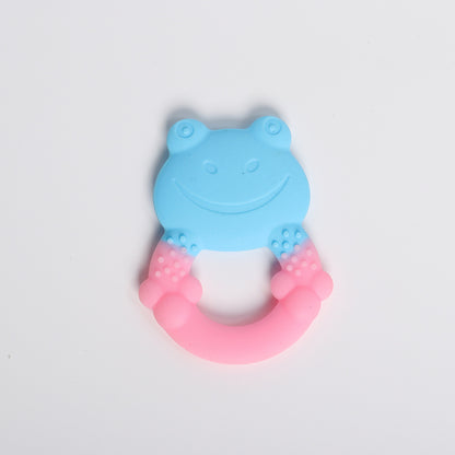 Frog Silicone Teething Toy Baby Teether 3 Pack 6