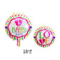 Gender Reveal Foil Balloon Set Baby Shower Party Decoration 50pcs 12