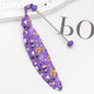Halloween Christmas Feather Beadable Bookmark Metal DIY Craft Supplies 8