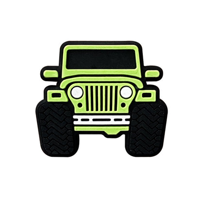 20pcs Silicone Focal Beads Large Cars Front Facing 2