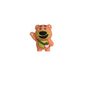 20Pcs Silicone 3D Focal Beads Strawberry Bear Holding Strawberry Charm 12