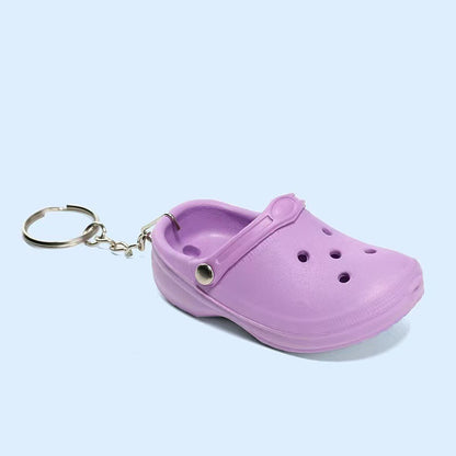 Plastic Slipper Keychain Mini Shoe Charm 17