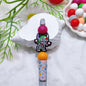 20Pcs Silicone Focal Beads Halloween Car Pumpkin Bow 12