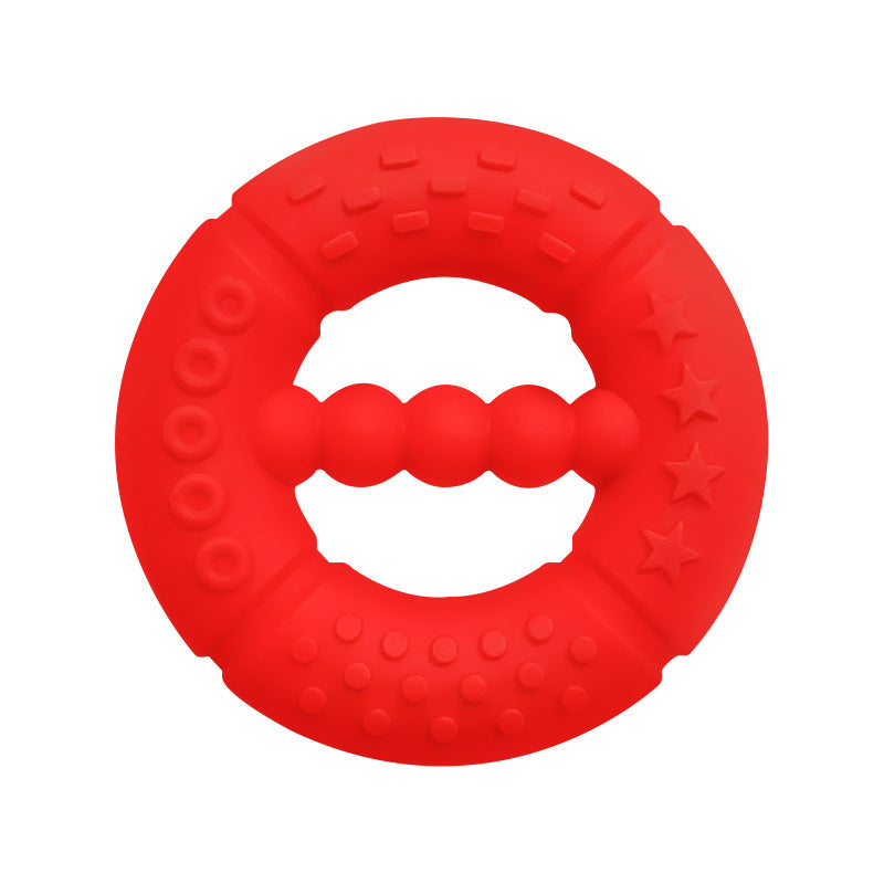 Silicone Baby Teething Ring Hand Grasping Teether Toy 12