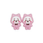 Silicone Focal Beads Colorful Little Bear Front Facing 6
