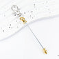 Beadable Keychain Metal Conical Bullet DIY Craft Supplies 7