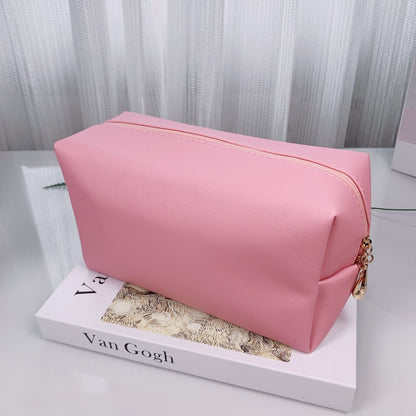PU Leather Makeup Bag Cosmetic Travel Portable Toiletry Storage Bag 8