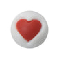 50pcs 15mm Heart Star Silicone Beads Solid Color 6