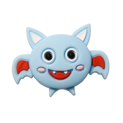 10pcs Silicone Focal Beads Halloween Ghost Bat Skull Pumpkin Designs 46