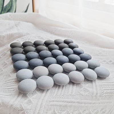 Small Beech Wood Building Blocks Educational Toy 36pcs 10