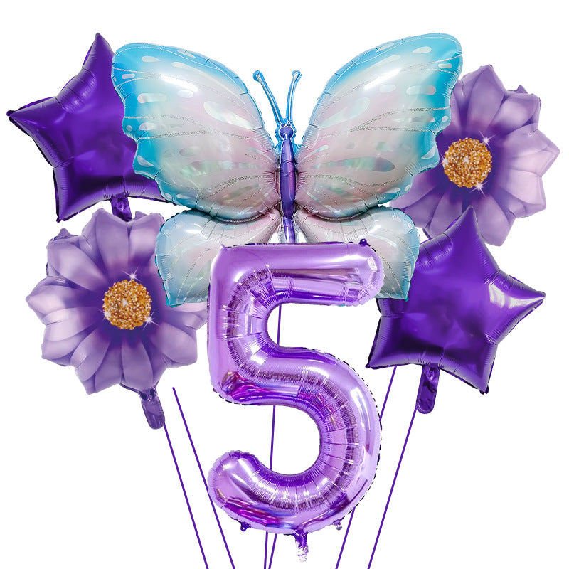 Butterfly Foil Balloon Set Birthday Party Decoration 40 Inch 34