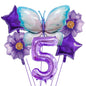Butterfly Foil Balloon Set Birthday Party Decoration 40 Inch 34