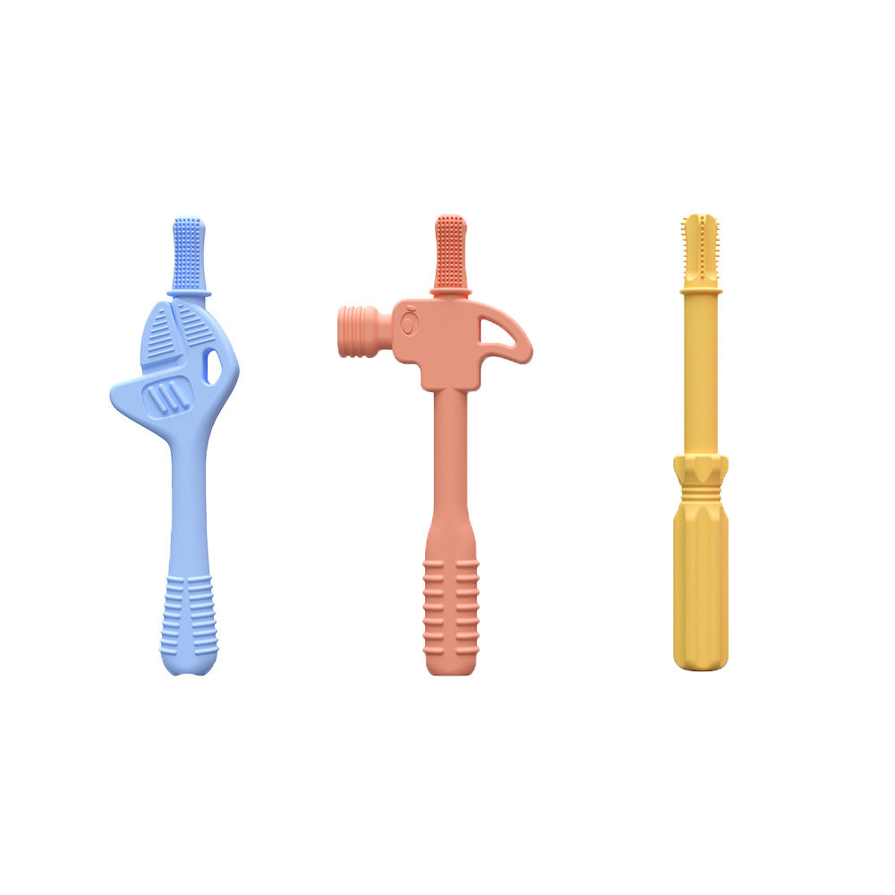 Silicone Tool Shape Teething Toy Baby Teether Set 7