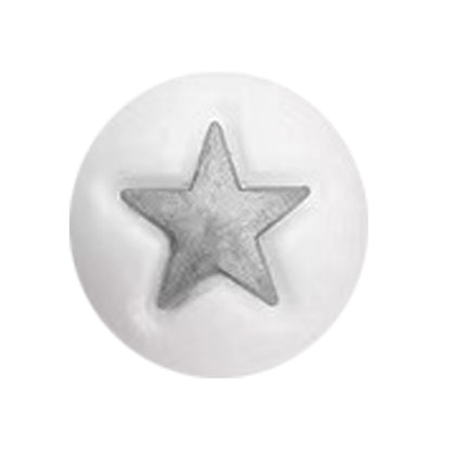 50pcs 15mm Heart Star Silicone Beads Solid Color 23