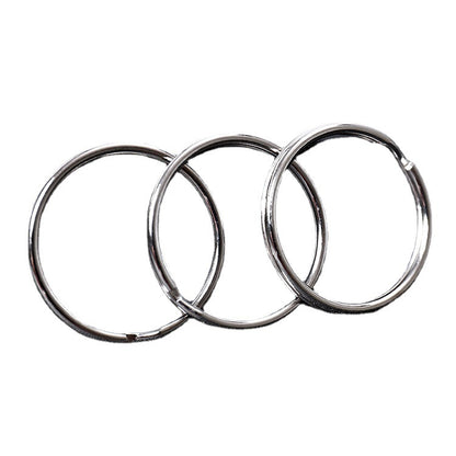 100pcs Iron Plated Nickel Keyring 1.2x15mm Durable Jewelry Finding 4