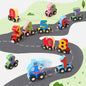 Wooden Montessori Toys Magnetic Digital Number Car Train for Kids 9