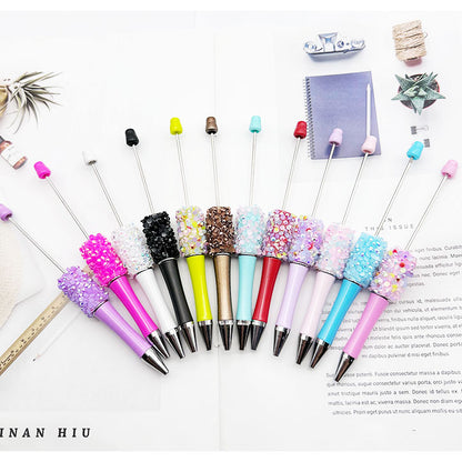 Resin Sequin Petal Beadable Ballpoint Pens DIY Craft Supplies 2