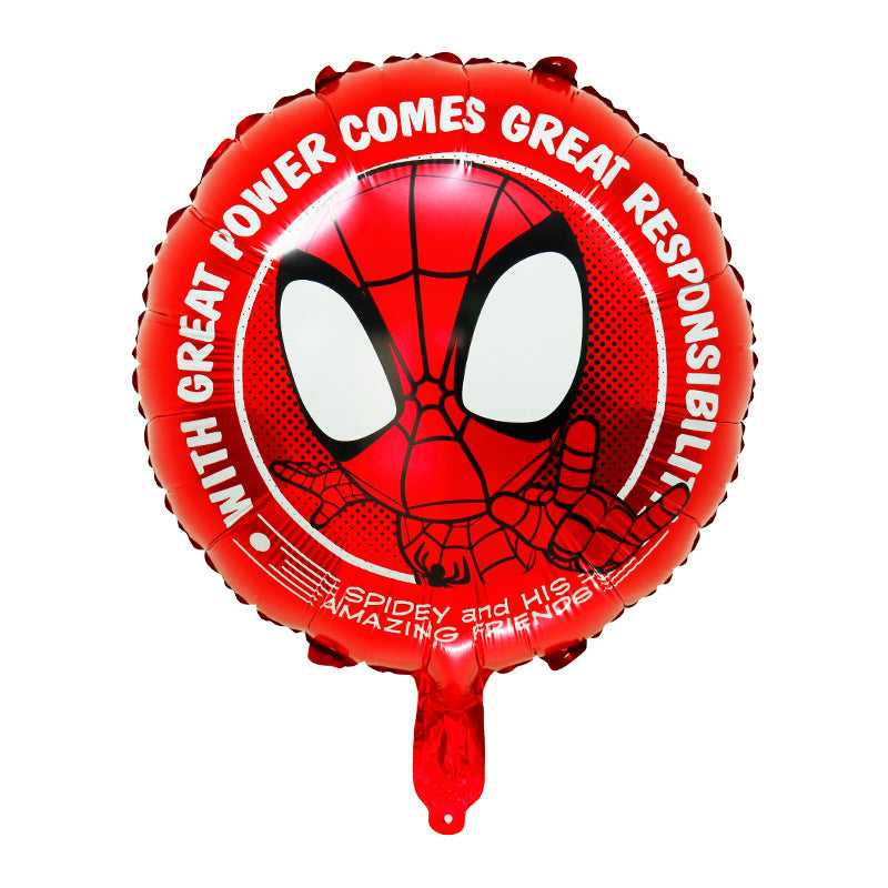 Superhero Round Foil Balloons Party Decoration 50pcs 18 Inch 10