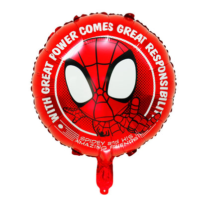 Superhero Round Foil Balloons Party Decoration 50pcs 18 Inch 10