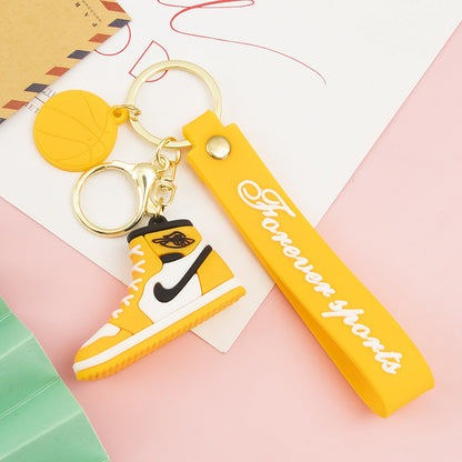 Shoe Sneaker Keychain PVC Soft Rubber Basketball Charm 12