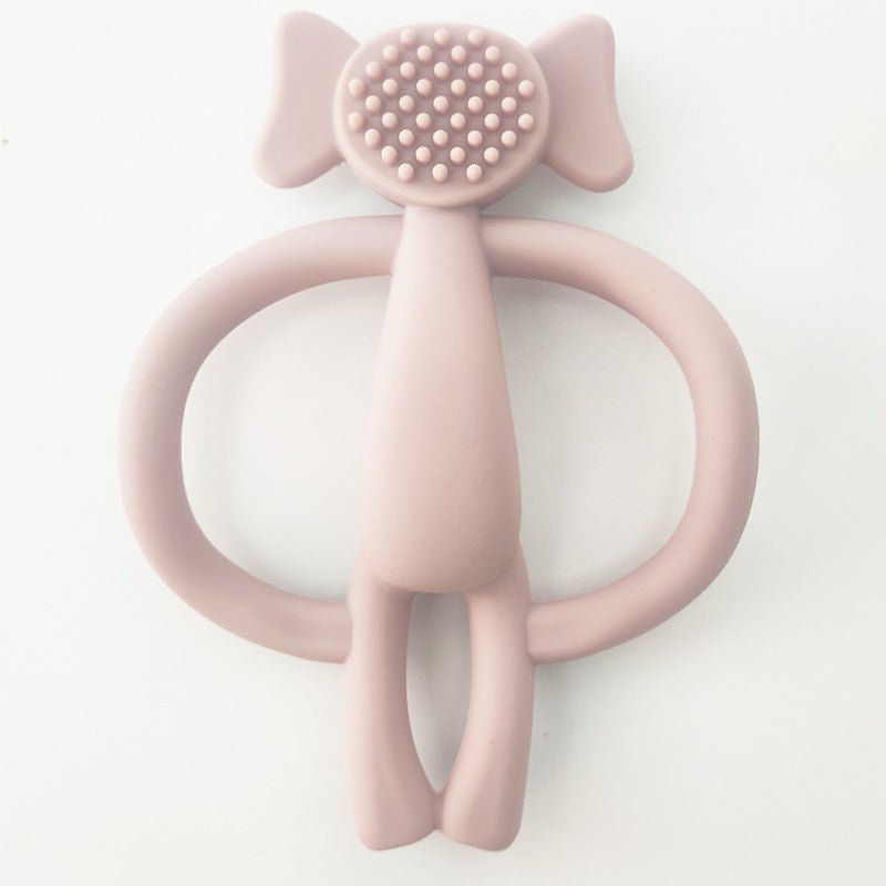 Elephant Silicone Teething Toy Set for Baby 2 Pcs 4