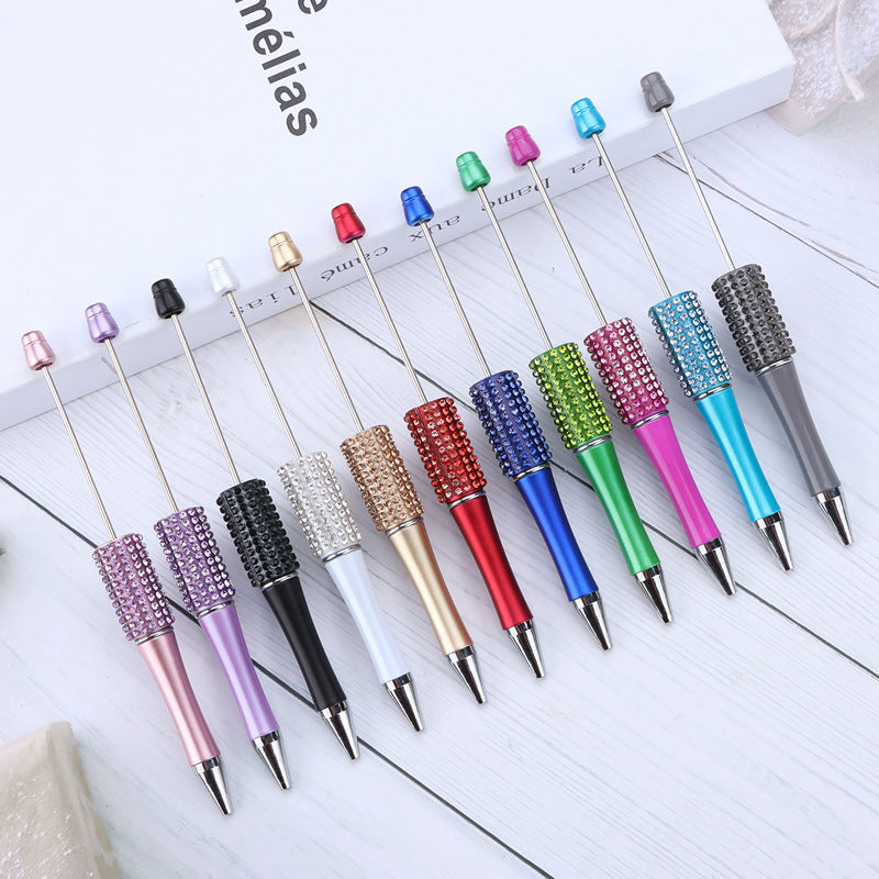 Rhinestones Colored Beadable Ballpoint Pens DIY Craft Supplies 3
