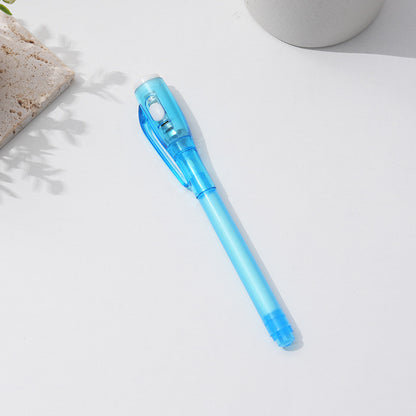 UV Light Magic Invisible Ink Pen Flat Head 13cm Novelty Toy 9
