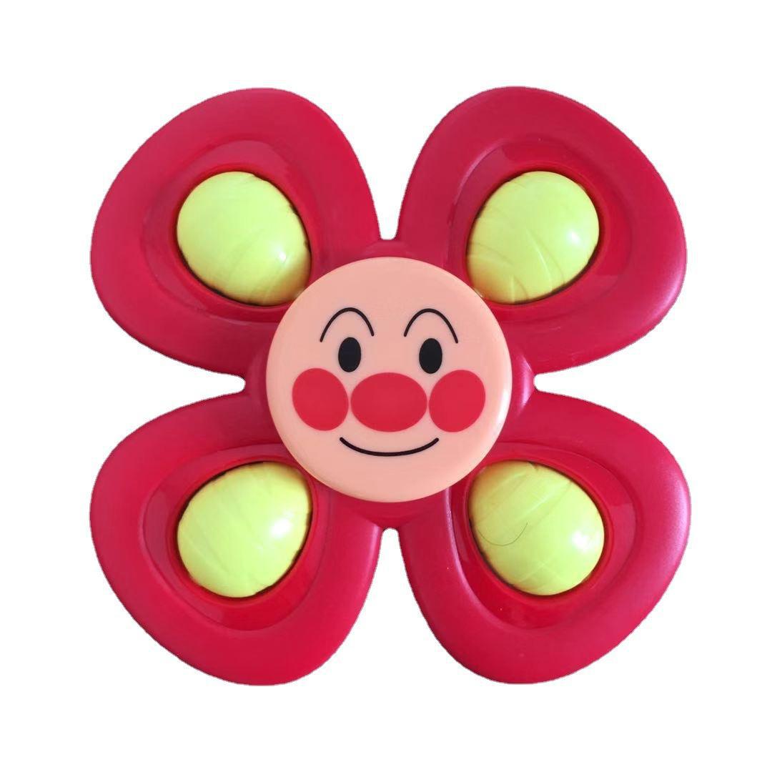 Clown Flower Suction Cup Spinner Bath Toy 3 Pack 2