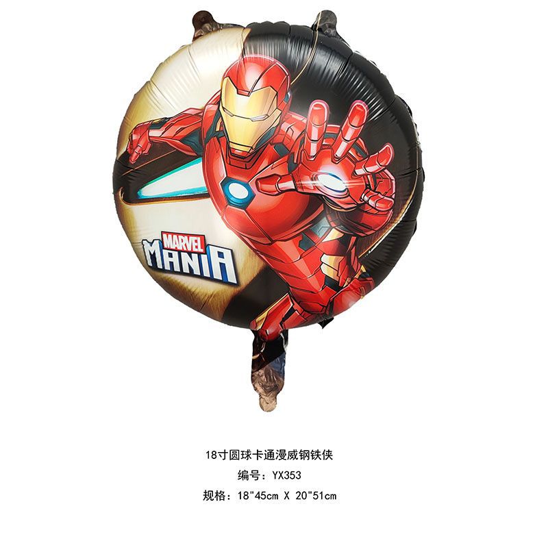 Superhero Round Foil Balloons Party Decoration 50pcs 18 Inch 28