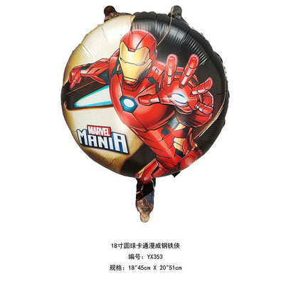 Superhero Round Foil Balloons Party Decoration 50pcs 18 Inch 28