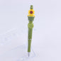 Sunflower Silicone Beaded Pens Handmade Office School Supplies Gift 12