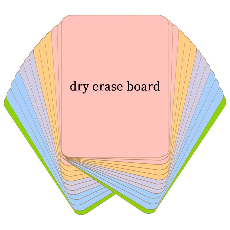 Melamine Double Sided Dry Erase Lapboard Educational Toy 30cm 4