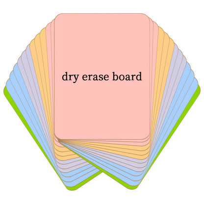Melamine Double Sided Dry Erase Lapboard Educational Toy 30cm 4