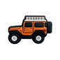 20pcs Silicone SUV Focal Beads Car Shape Side Profile Design 9