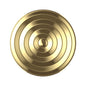 Stainless Steel Fidget Spinner Pendant Necklace with Spiral Ripple Design 7