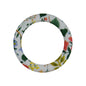 65mm Printed Silicone Beads Rings Multi Color Design 14